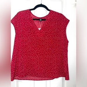 SHEIN Curve Top - 0X - Polka Dot
